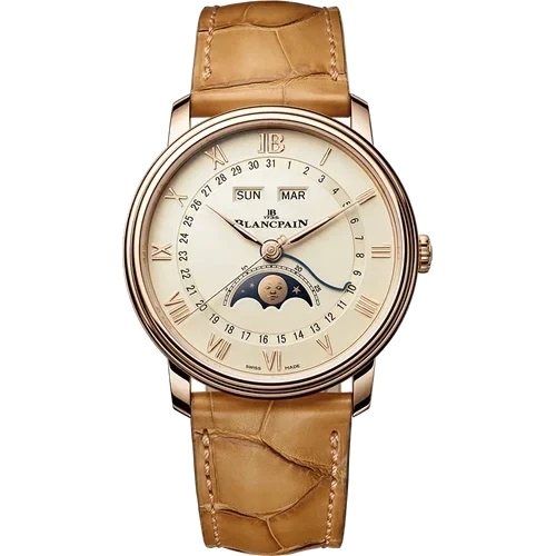 Blancpain Villeret Quantième Complet 6654N 3642 55B 40.2 mm kol saati