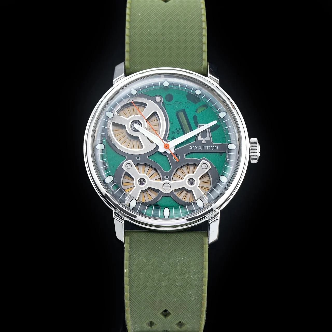 Accutron Spaceview 2020 210009N31049 43 mm kol saati