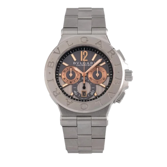 Bulgari BULGARI, REF. DG 42 S CH, DIAGONO CHRONO LIMITED EDITION, STAINLESS STEEL SEALED k