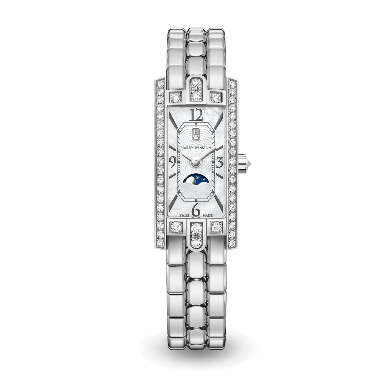 Harry Winston Avenue AVCQMP16WW002 32 mm kol saati