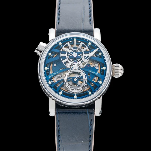 ChronoSwiss Q-Repeater Blue Note 210009N43185 kol saati
