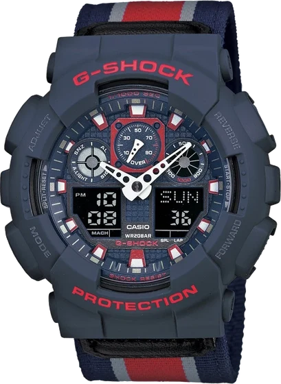 Casio G-shock Iconic GA-100MC-2ADR kol saati