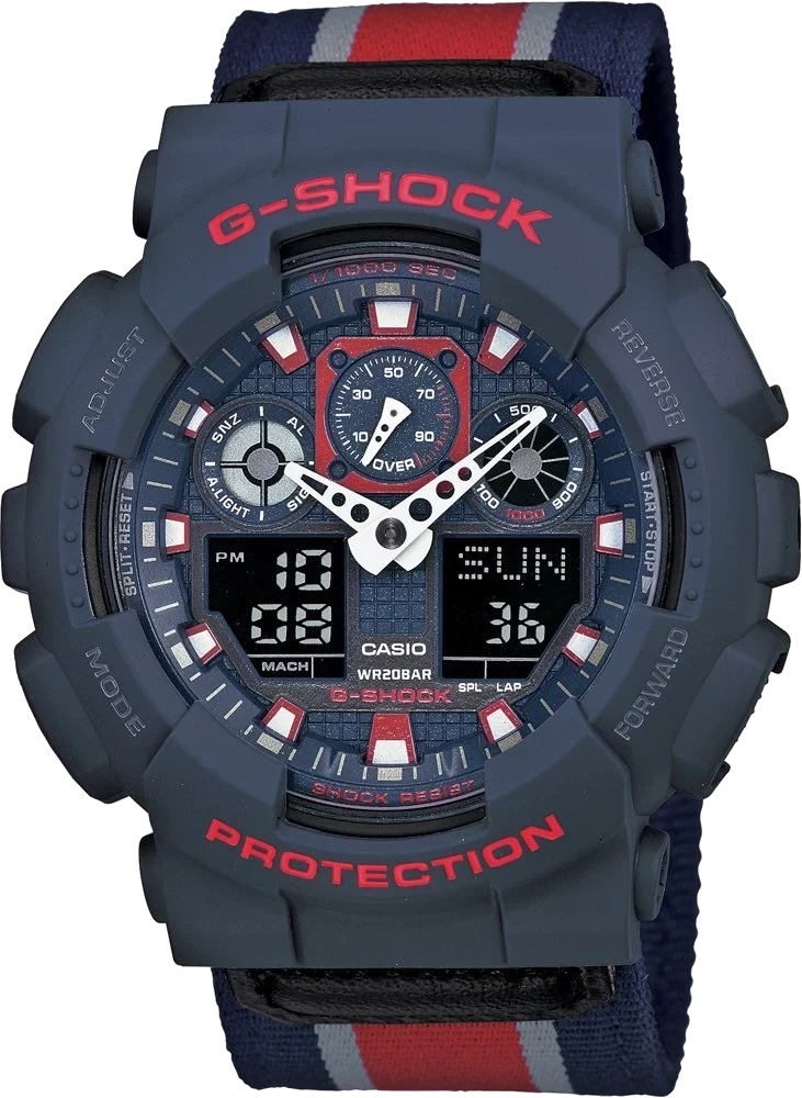 Casio G-shock Iconic GA-100MC-2ADR 51.2 mm kol saati