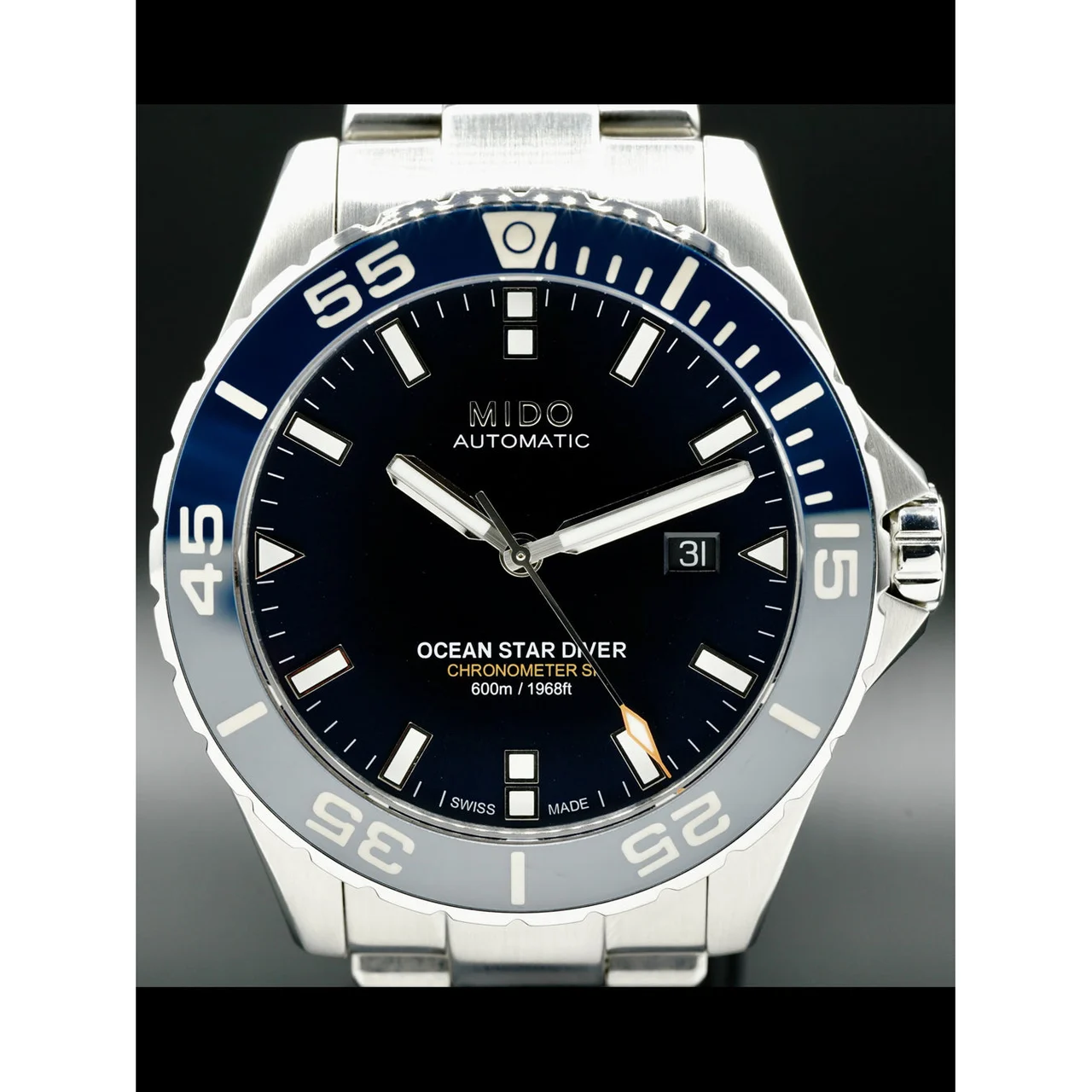 Mido Ocean Star Diver M0266081104100 210000028987 43 mm kol saati