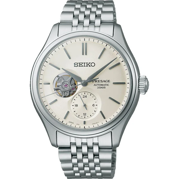 Seiko Presage Seiko SPB469 Presage Classic Semi-Skeleton Shiroiro kol saati