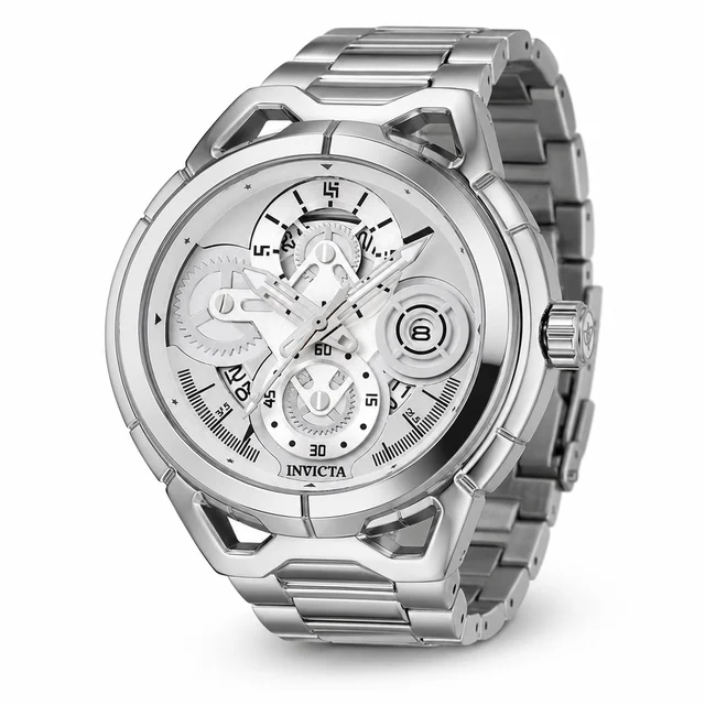 Invicta Rally Syncor Watch - 44mm, Silver (79011) kol saati