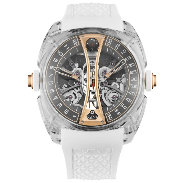 Cyrus Klepcys Vertical Skeleton Tourbillon Sapphire 539.506.ZG.A kol saati