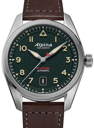 ALPINA Startimer Pilot Automatic Green Ref. AL-525KW4S36 AL-525KW4S36/ALP kol saati