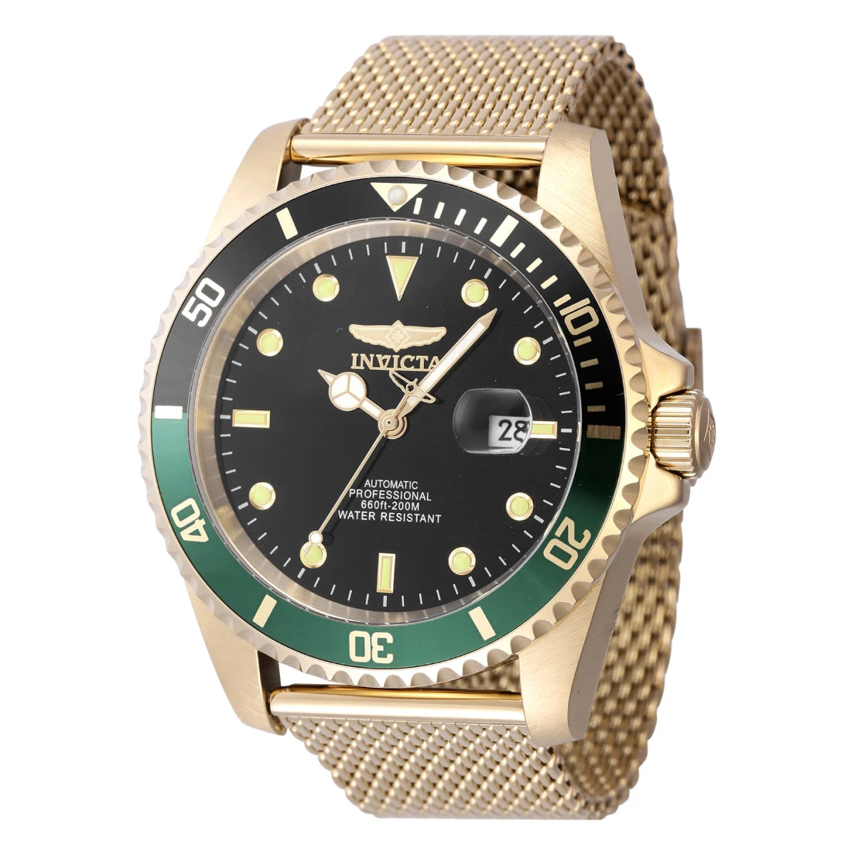 Invicta Grand Diver Bastion Automatic Watch - 47mm. Gold (47967) 47 mm kol saati