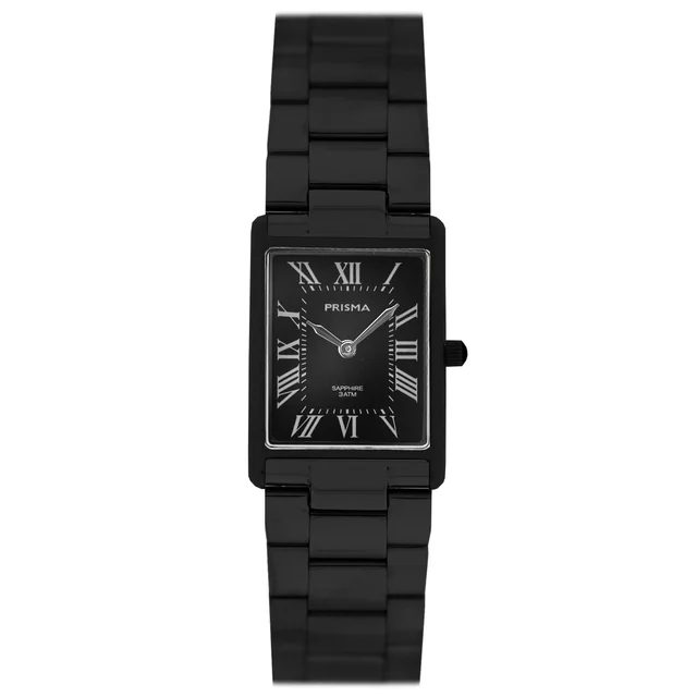 Prisma Baroness Black Steel Prisma P.2358 Baroness Black Steel kol saati