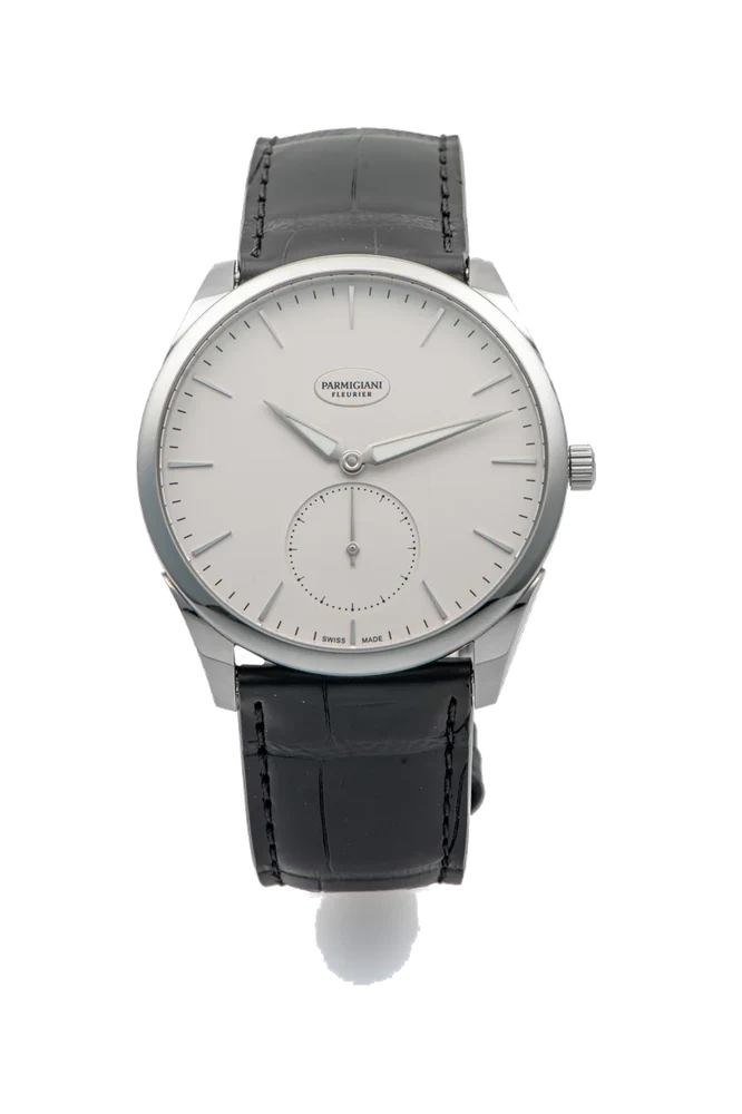 Parmiagiani PARMIAGIANI, REF. PFC-288-000-0100, TONDA 1950, NEW OLD STOCK, STEEL kol saati