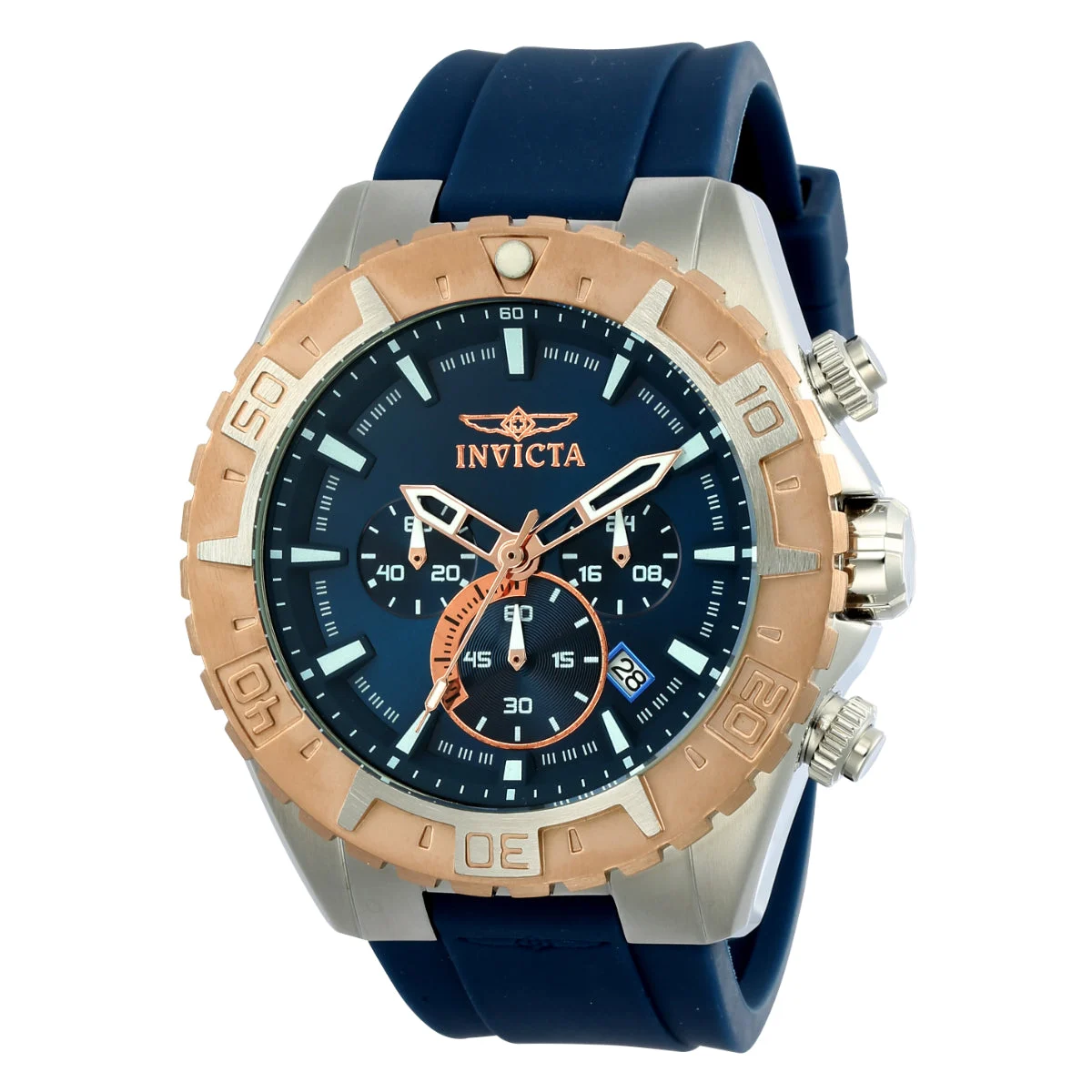 Invicta Aviator Propel Watch - 49mm. Blue (22523) 49 mm kol saati