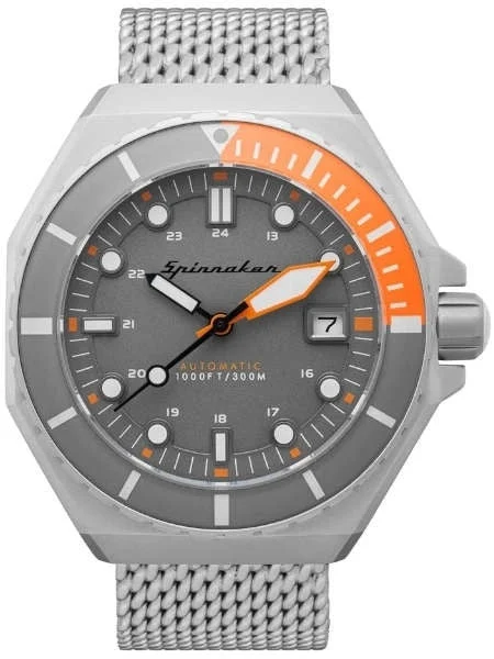 Spinnaker Dumas Automatic 300 Meter Dive Watch with Stainless Steel Mesh Bracelet #SP-5081