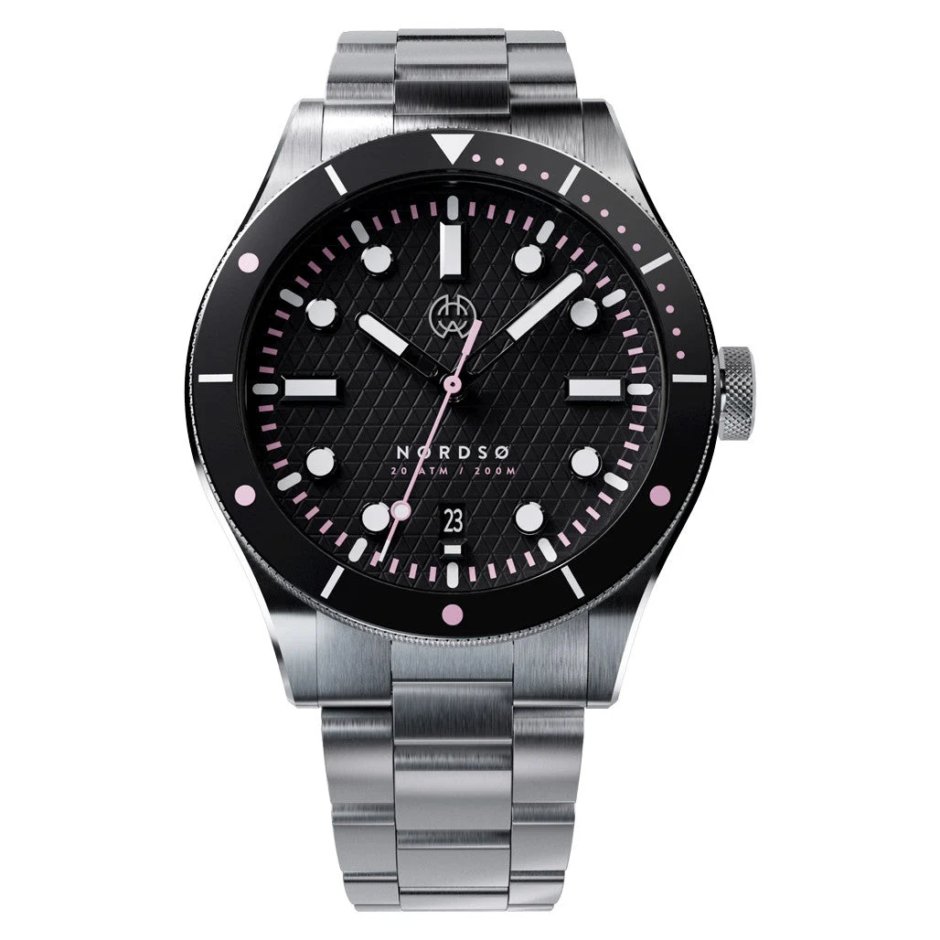 Henry Archer Nordso Automatic Watch with Vega Noir Dial #HAC-NOR-VNR-3LI kol saati