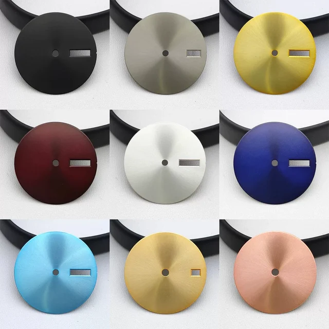Tandorio Total Blank Dial Full steril for custom 28.5mm for NH35/NH36 Movement no date win