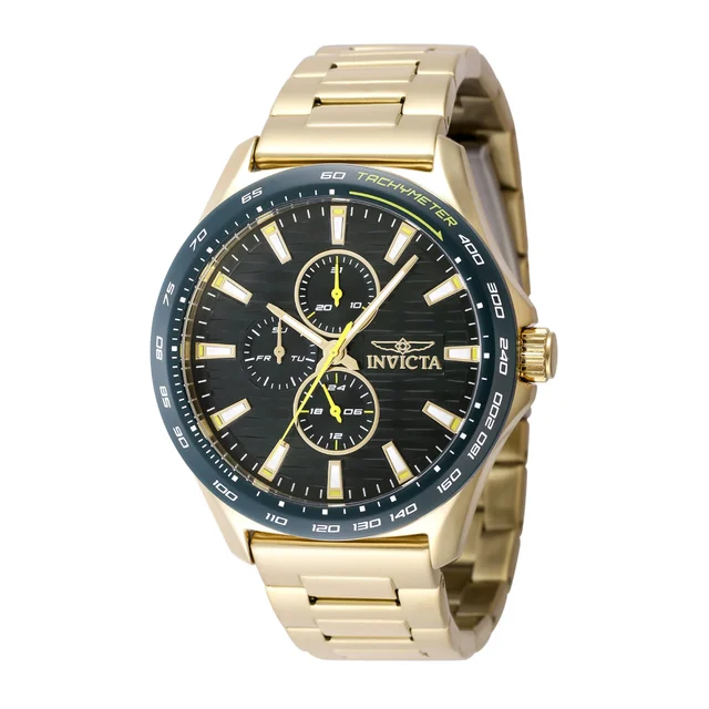 Invicta Racing Slipcore Watch - 44mm, Gold (48870) kol saati