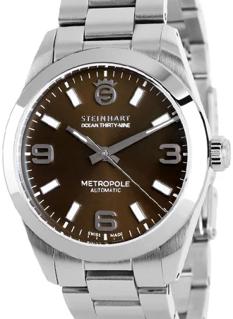 Steinhart Ocean 39 Metropole Sunray Chocolate 103-1373/ST kol saati