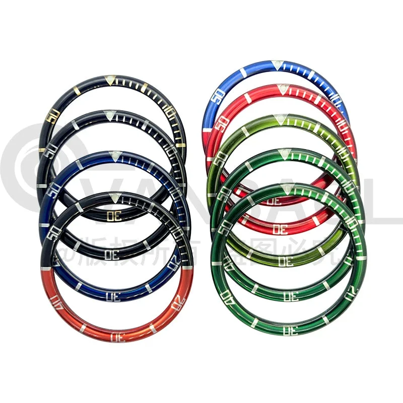 Tandorio Resin 38MMx31.5MM watch bezel case outer ring for SKX007 SKX011 SUB diver B style resin ring 5102248579919 38 mm kol saati