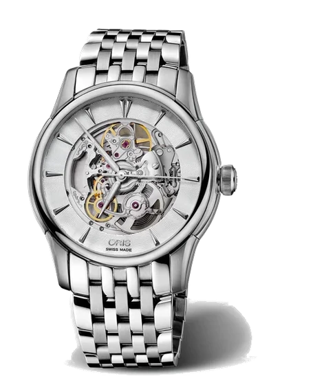 Oris Artelier Skeleton 01 734 7670 4051-07 8 21 77 kol saati