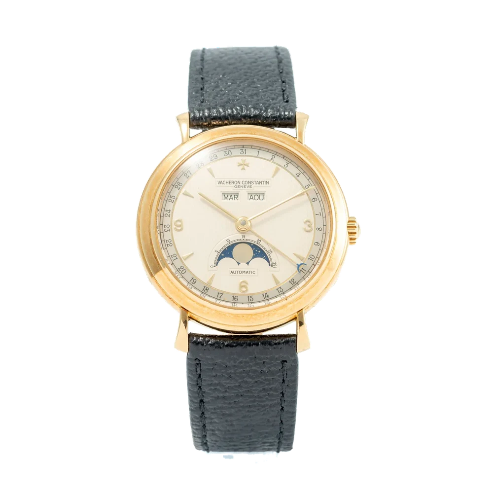 Vacheron Constantin Ref. 47050/000J-4, Self-winding, Triple Calendar, Moon Phases; 18K Yellow Gold kol saati