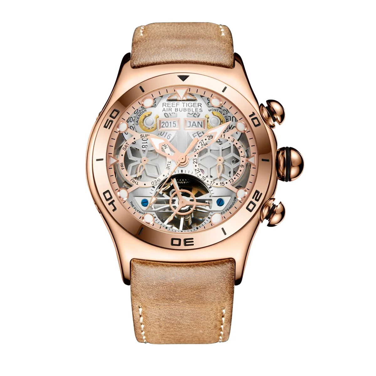Reef Tiger RGA703-05-5 44 mm kol saati