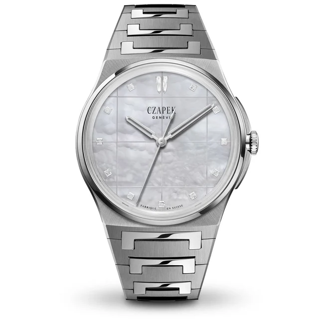 CZAPEK Antarctique S La Carte Des Nuages Misty White 1522-P/S kol saati