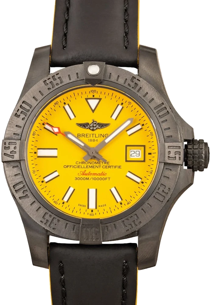 Breitling Avenger II Seawolf Cobra Yellow M17331 45 mm kol saati