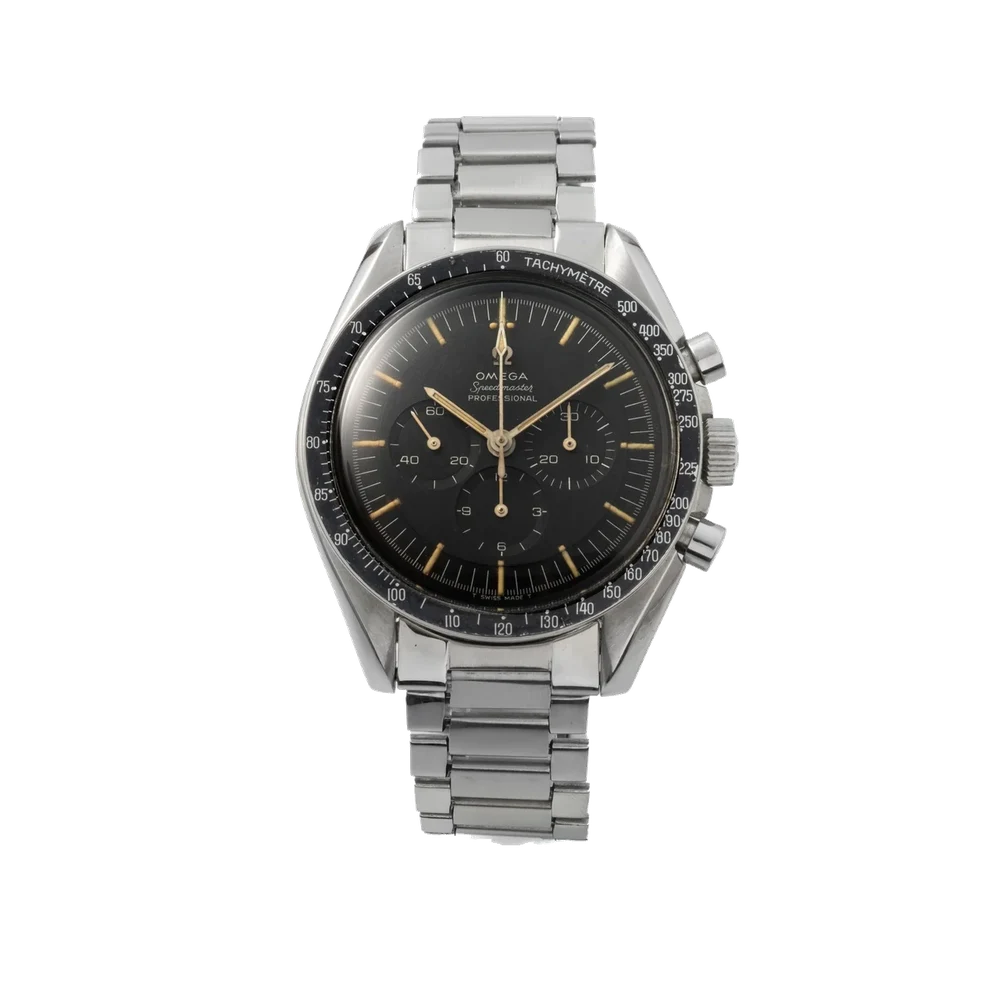 OMEGA Ref. ST 105.003-65, chronograph, minute and hour counters, calibre 321; “Speedmaster”; stainless steel kol saati