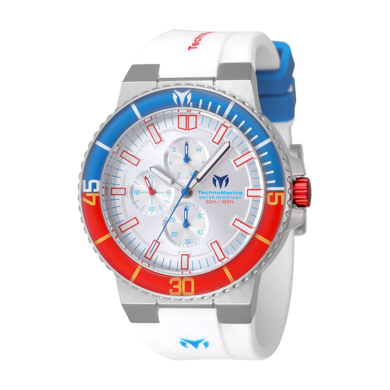 Technomarine Racing Legends Watch - 43mm. White (TM-525037) 43 mm kol saati