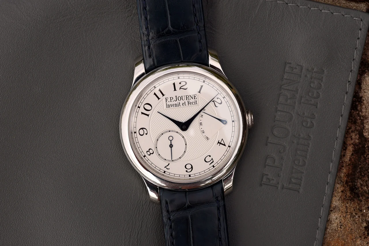 F.P. Journe Chronometre Soverain “CS” Platinum 40mm 40 mm kol saati