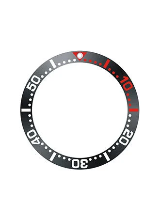 ST-Mods Sub Style Ceramic Bezel Insert Red Minute SUBREDMIN/SM/39 kol saati
