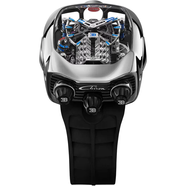 Jacob & Co. Jacob & Co. BU200.30.AA.AA.BB White Gold Bugatti Chiron Tourbillon kol saati
