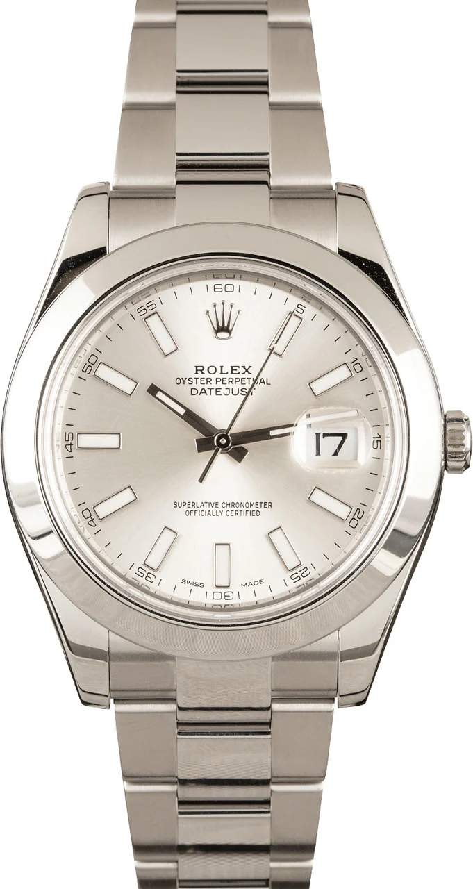Rolex Datejust II Silver Dial 116300SSO 41 mm kol saati