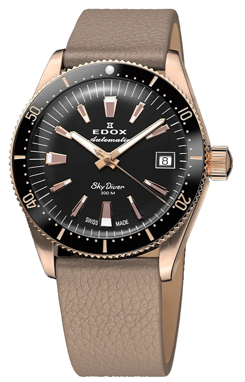 EDOX Skydiver ED500 38 mm kol saati