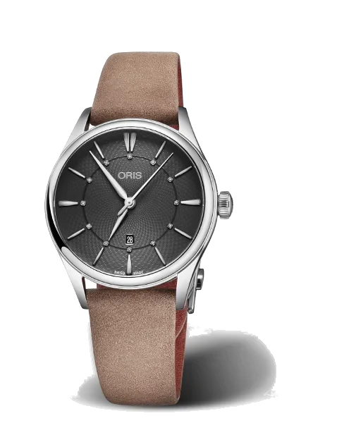Oris Artelier Date Diamonds 01 561 7724 4053-07 5 17 33FC 33 mm kol saati