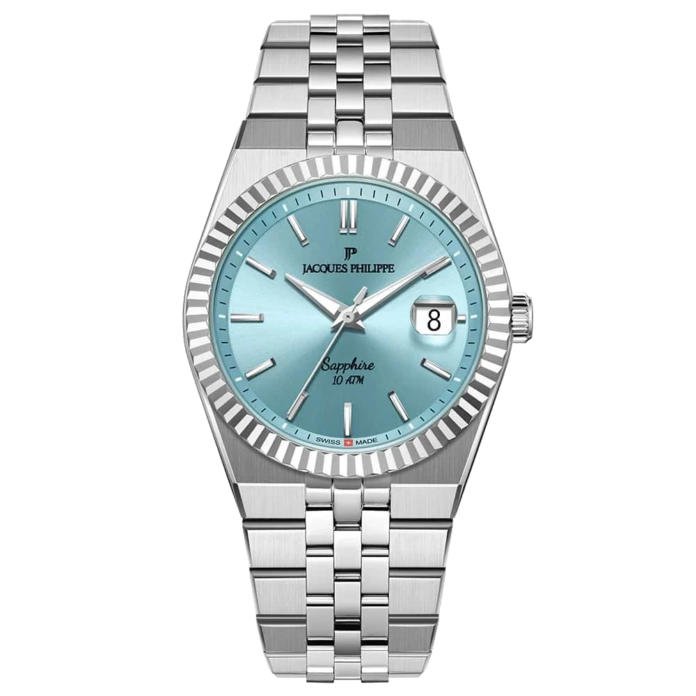 Jacques Philippe JPQGS10413X6LB 39 mm kol saati
