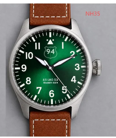 Tandorio Watches pilot Japan NH35 Movt-custom dial,engraving 43mm-pilot-japan-nh35-movt-cu