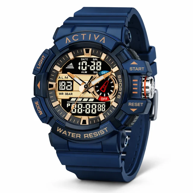 Activa Vord X Invicta Digital Watch - 49mm, Blue (ACW8043-003) kol saati