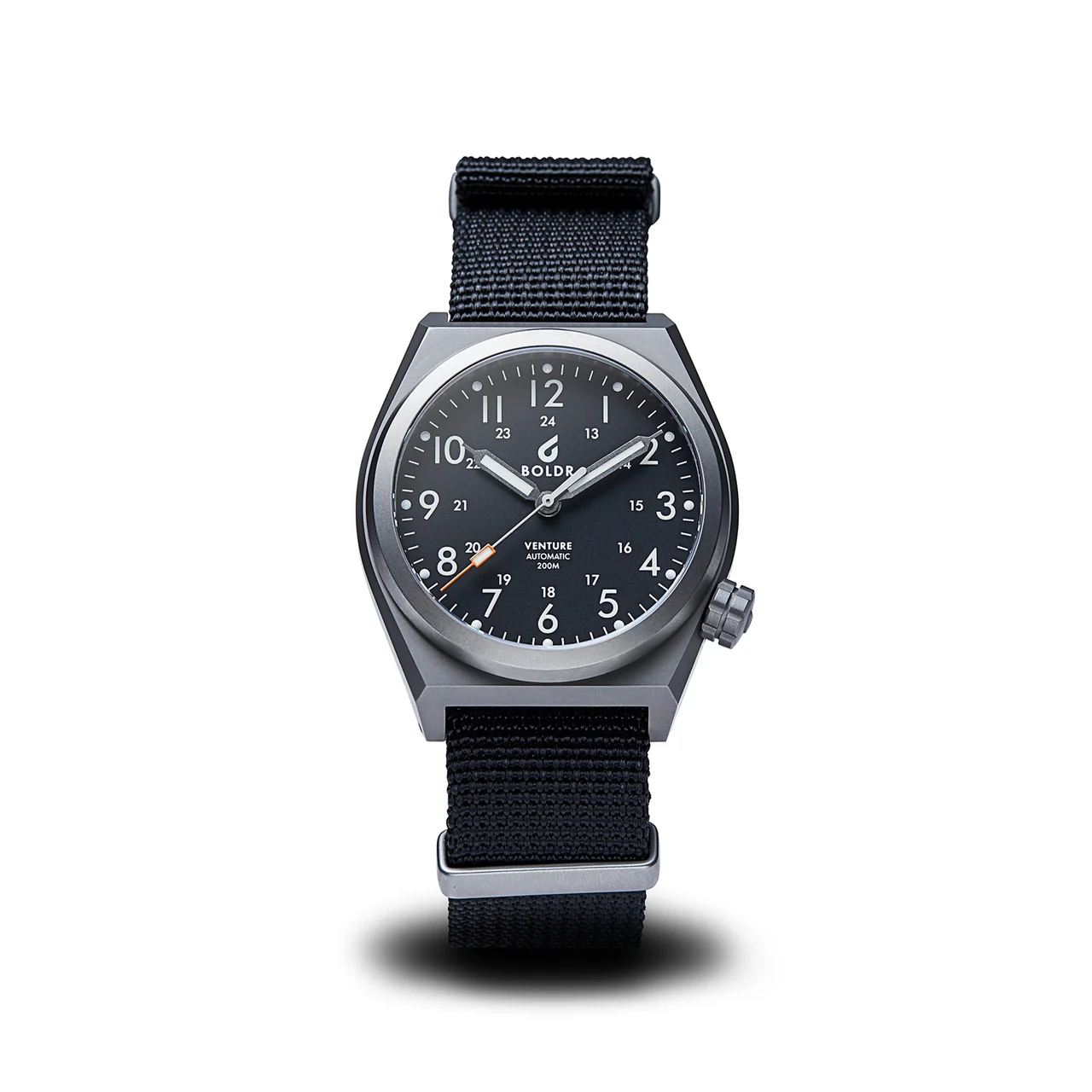 BOLDR Supply Co. Venture Carbon Black VE-CB-TI-38-20 44 mm kol saati