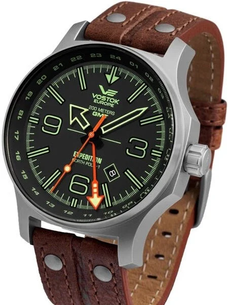 Vostok Europe Vostok-Europe Expedition North Pole Quartz GMT Dual-Time Watch #595A501 kol