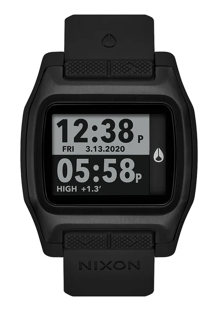Nixon US High Tide - All Black A1308-001-00 kol saati