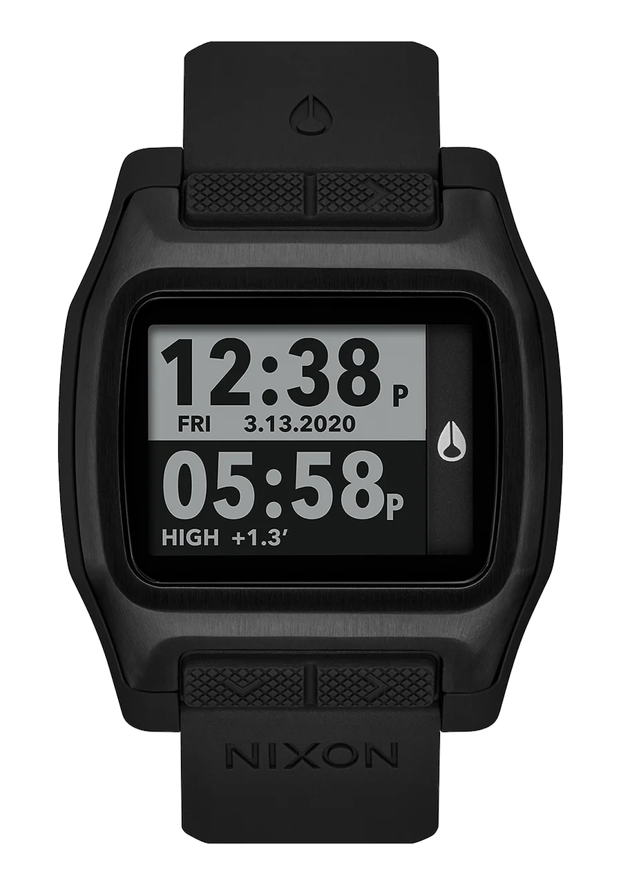 Nixon US High Tide - All Black A1308-001-00 kol saati