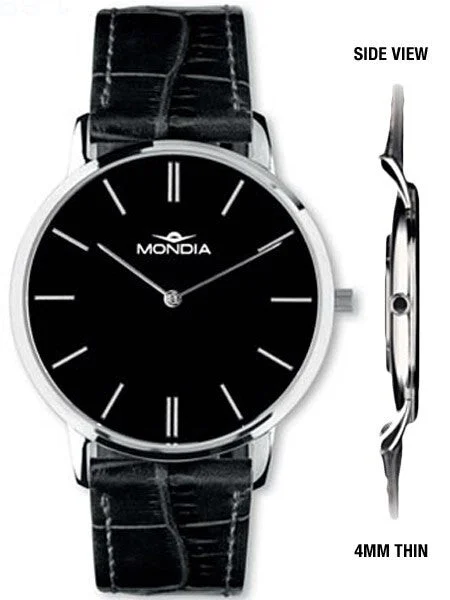 Mondia Classic Ultra-Thin Dress Watch with Sapphire Crystal #1-692-1 kol saati