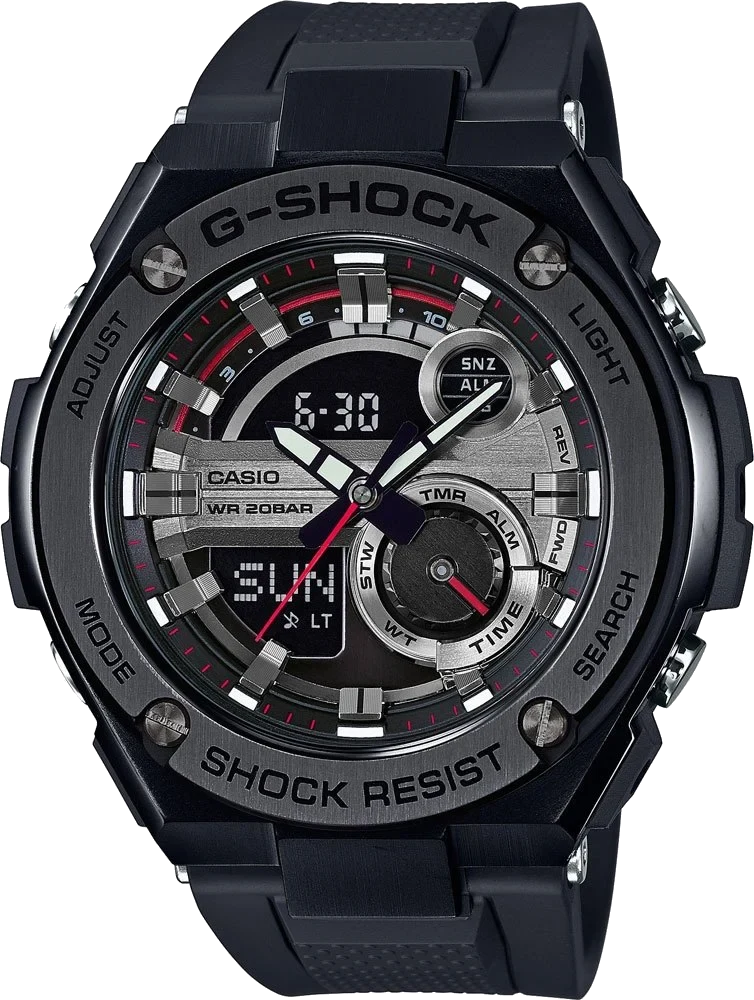 Casio G-shock G-steel GST-210B-1ADR 52.4 mm kol saati