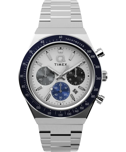 Timex Chronograph 40mm Stainless Steel Bracelet Watch TW2Y36200VQ kol saati