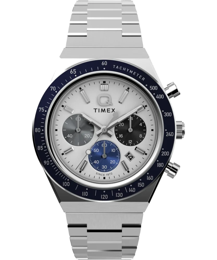 Timex Chronograph 40mm Stainless Steel Bracelet Watch TW2Y36200 40 mm kol saati