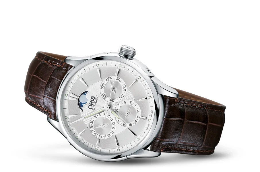 Oris Artelier Complication 2007 01 581 7592 4091-07 5 21 70FC 40 mm kol saati
