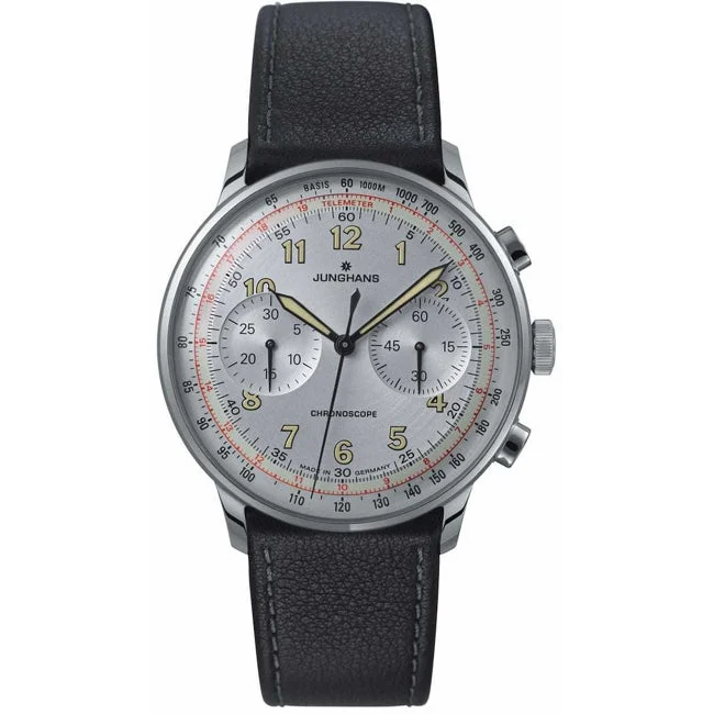Junghans Meister Telemeter Silver Dial 027/3380.02 kol saati