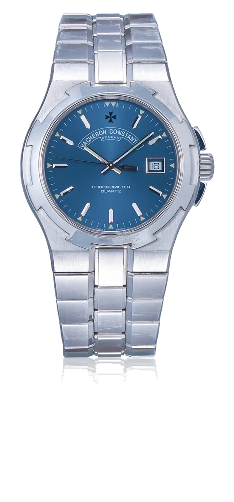 Vacheron Constantin Ref. 72040 / 423A, quartz, centre-seconds, date; “Overseas”; stainless steel kol saati