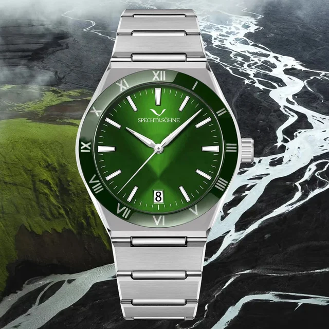 Tandorio Fashion Quartz Diver Constellation style Specht & Söhne Luxury 38MM Stainless Ste